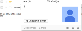 Gmail : ajouter un contact