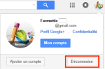 Déconnexion de Gmail