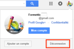 Déconnexion de Gmail