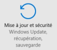 Paramètres : Mise à jour et sécurité