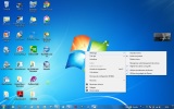 Clic droit Arrière-plan (Win7)