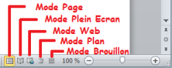 Modes d'affichage de Word 2010