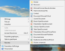 W10 : clic droit : Nouveau : Dossier, raccourci ou document