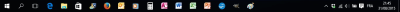 Windows 10 (2015) : barre des tâches