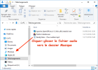 Déplacer depuis Téléchargements vers Musique