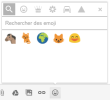 Gmail-Nouv message-Insérer un émoji