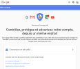 Gmail : modifier mon compte