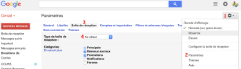 Gmail-Paramètres-onglet Boîte de réception