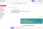 Gmail : transférer un message