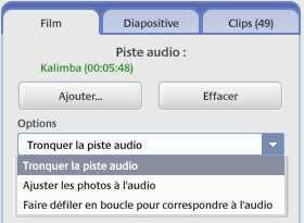 Pistes audio pour films