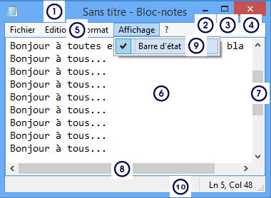 Module 1 : Initiation - La fenêtre Windows