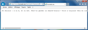 Fichier txt avec Internet Explorer 11