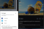 Google-Images : clic gauche : Partager