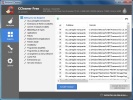 Fenêtre CCleaner : registre