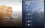 W8.1 Accueil : 2 applis ancrées