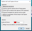 Outil-Capture-d'écran : Options