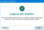 Installer le software pour l'eid : étape 3