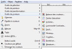 Menu Outils Couleurs