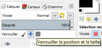 Calque : verrouiller sa position ou sa taille