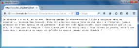 Fichier txt avec Firefox 31