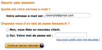 www-amazon-fr : ouvrir une session