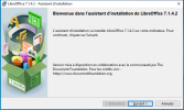 Installation de LibreOffice : bienvenue