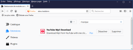 Extension ajoutée à Firefox