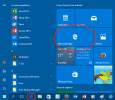 Menu démarrer : navigateur Edge