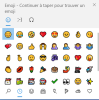Fenêtre Emojis (Win et .)