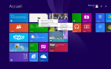 W8.1 Accueil : Redimensionner une tuile