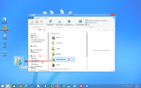 W8.1 Explorateur : créer un raccourci sur le Bureau