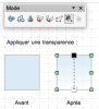 Mode Transparence : exemple
