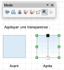 Mode Transparence : exemple