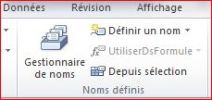 Formules-Gérer et définir un nom