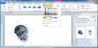 Insertion d'une image Clipart : bord de l'image
