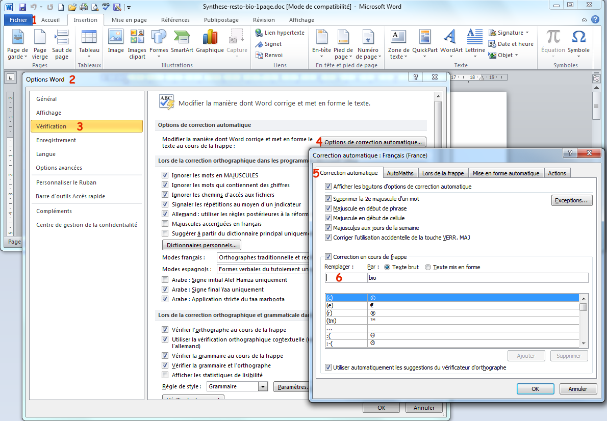 Comment Faire Apparaître Les Corrections Sur Word Module 3 Bureautique : Word 2010 - Writer 4 (Bases) - 17.2b