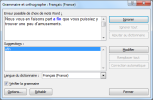 Fen_Word2010 : fenêtre Orthographe : correction des espaces...