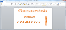 WordArt : exemples de mise en forme