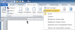 Ajout des n° de ligne