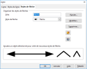 Forme : Ligne : onglet Styles de flèche