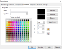 Forme Remplissage : onglet Couleurs