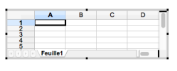 Objet Tableau Calc