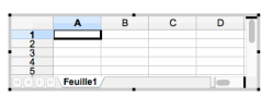 Objet Tableau Calc