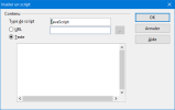 Insertion d'un script