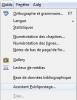 Publipostage : Menu Outils